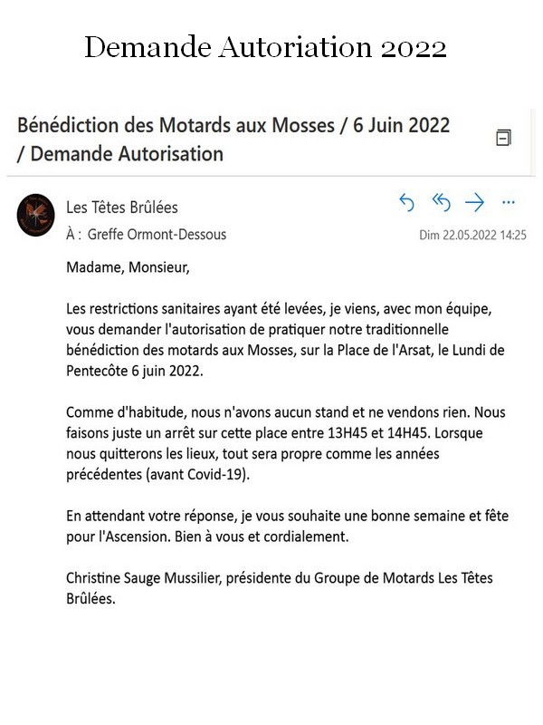 Bénédiction 2022