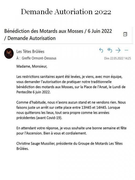 Bénédiction 2022