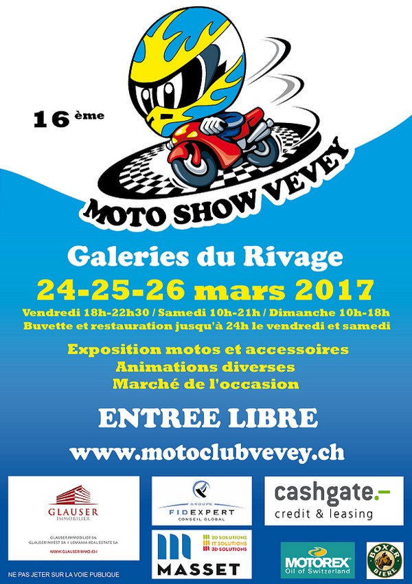 Affiche moto club vevey 2017